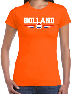 Bellatio Decorations Holland landen / voetbal t-shirt oranje dames