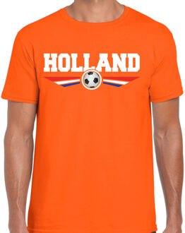 Bellatio Decorations Holland landen / voetbal t-shirt oranje heren