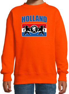 Bellatio Decorations Holland met een Nederlands wapen oranje sweater / trui Holland / Nederland supporter EK/ WK kinderen