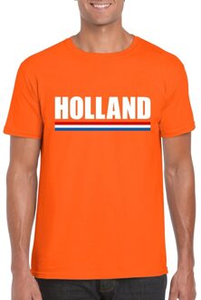 Bellatio Decorations Holland supporter shirt oranje heren 2XL - Feestshirts