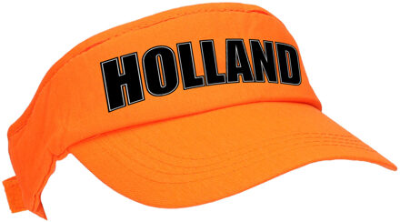 Bellatio Decorations Holland supporter zonneklep / sun visor oranje voor Koningsdag en EK / WK fans