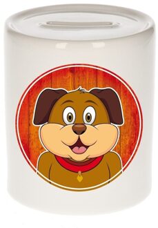 Bellatio Decorations Honden spaarpot voor kinderen 9 cm - Action products