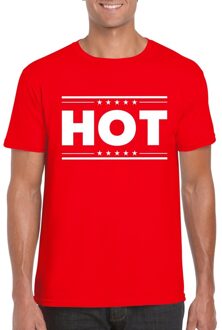 Bellatio Decorations Hot t-shirt rood heren 2XL