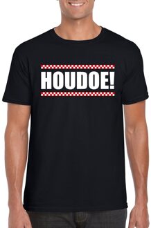 Bellatio Decorations Houdoe heren T-shirt zwart 2XL