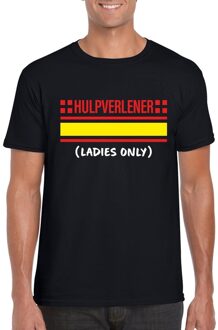 Bellatio Decorations Hulpverlener ladies only t-shirt zwart voor heren
