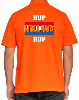 Bellatio Decorations Hup Holland hup oranje poloshirt Holland / Nederland supporter EK/ WK voor heren