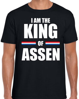 Bellatio Decorations I am the King of Assen Koningsdag t-shirt zwart voor heren L