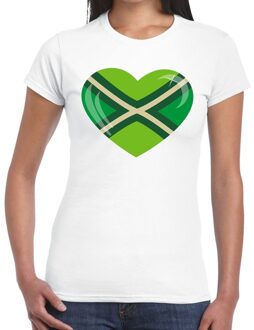 Bellatio Decorations I love Achterhoek festival t-shirt wit dames L