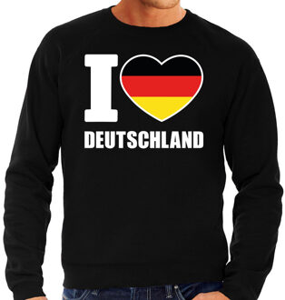 Bellatio Decorations I love Deutschland sweater / trui zwart voor heren 2XL