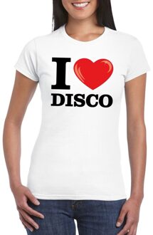 Bellatio Decorations I love disco t-shirt wit dames 2XL