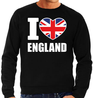 Bellatio Decorations I love England sweater / trui zwart voor heren 2XL