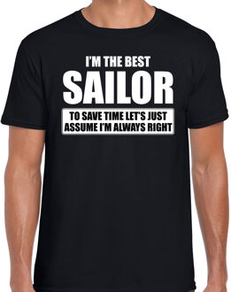 Bellatio Decorations I'm the best sailor t-shirt zwart heren - De beste matroos cadeau 2XL