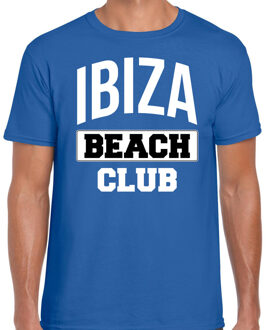 Bellatio Decorations Ibiza beach club zomer t-shirt blauw voor heren L
