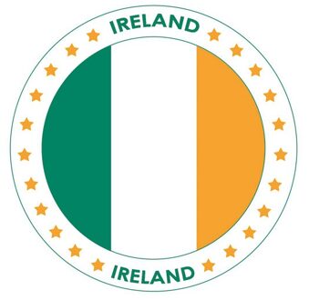 Bellatio Decorations Ierse vlag print bierviltjes