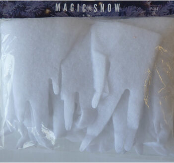 Bellatio Decorations Ijspegel rand - wit - 28 x 200 cm - polyester - sneeuwversiering - sneeuwrand