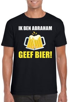 Bellatio Decorations Ik ben Abraham geef bier t-shirt zwart heren 2XL