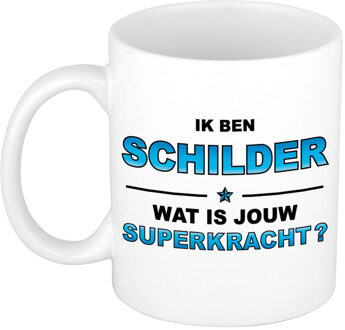 Bellatio Decorations Ik ben schilder wat is jouw superkracht kado mok / beker / verjaardag