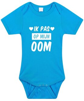 Bellatio Decorations Ik pas op mijn oom cadeau baby rompertje blauw voor jongens