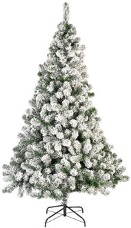 Bellatio Decorations Imperial kerstboom - H360 cm - groen - besneeuwd - kunstboom