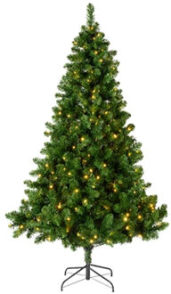 Bellatio Decorations Imperial kerstboom - met verlichting - groen -?H240 cm - kunstboom