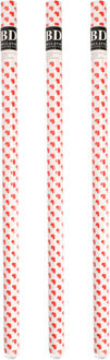 Bellatio Decorations Inpakpapier - 3x - rollen - hartjes print - 200 x 70 cm - Valentijnsdag - cadeaupapier