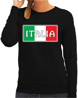 Bellatio Decorations Italie / Italia landen sweater zwart dames 2XL