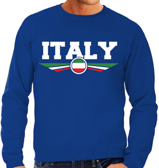 Bellatio Decorations Italie / Italy landen sweater / trui blauw heren 2XL