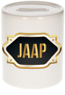 Bellatio Decorations Jaap naam / voornaam kado spaarpot met embleem - Naam spaarpotten Multikleur