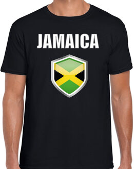 Bellatio Decorations Jamaica landen t-shirt zwart heren - Jamaicaanse landen shirt / kleding - EK / WK / Olympische spelen Jamaica outfit L