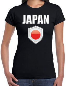 Bellatio Decorations Japan landen t-shirt zwart dames - Japanse landen shirt / kleding - EK / WK / Olympische spelen Japan outfit 2XL