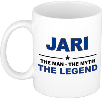Bellatio Decorations Jari cadeau mok - man myth legend - naam koffiemok - 300 ml - collega - vaderdag