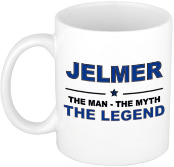 Bellatio Decorations Jelmer The man, The myth the legend cadeau koffie mok / thee beker 300 ml