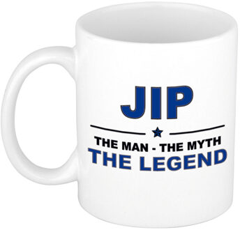 Bellatio Decorations Jip cadeau mok - man myth legend - naam koffiemok - 300 ml - collega - vaderdag