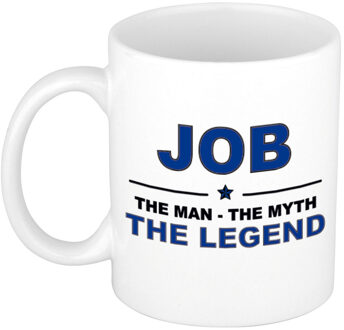 Bellatio Decorations Job cadeau mok - man myth legend - naam koffiemok - 300 ml - collega - vaderdag