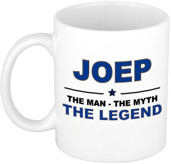 Bellatio Decorations Joep cadeau mok - man myth legend - naam koffiemok - 300 ml - collega - vaderdag
