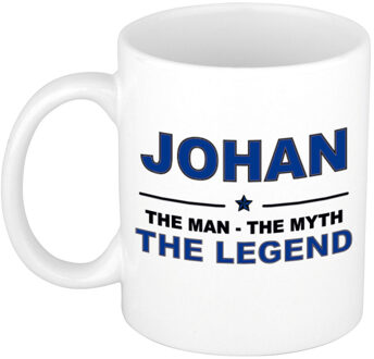 Bellatio Decorations Johan The man, The myth the legend pensioen cadeau mok/beker 300 ml