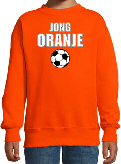 Bellatio Decorations Jong oranje sweater / trui Holland / Nederland supporter EK/ WK fan oranje voor kinderen 130/140 (9-10 jaar)