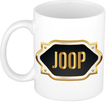 Bellatio Decorations Joop naam / voornaam kado beker / mok met embleem - Naam mokken Multikleur