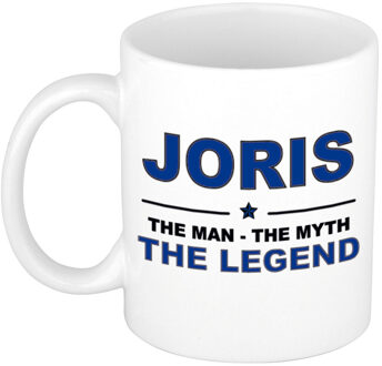 Bellatio Decorations Joris cadeau mok - man myth legend - naam koffiemok - 300 ml - collega - vaderdag