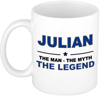 Bellatio Decorations Julian The man, The myth the legend pensioen cadeau mok/beker 300 ml