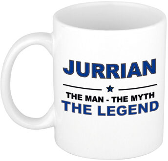 Bellatio Decorations Jurrian The man, The myth the legend pensioen cadeau mok/beker 300 ml