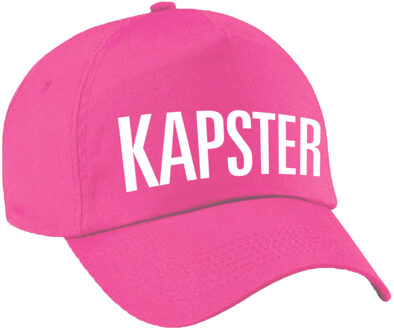 Bellatio Decorations Kapster verkleed pet roze volwassenen Fuchsia