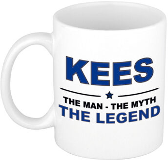 Bellatio Decorations Kees cadeau mok - man myth legend - naam koffiemok - 300 ml - collega - vaderdag