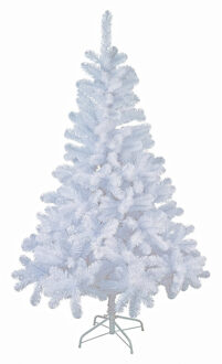 Bellatio decorations Kerstboom - kunst - wit - 180 cm - Kunstkerstboom