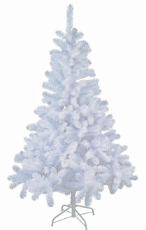 Bellatio decorations Kerstboom - kunst - wit - 90 cm - Kunstkerstboom