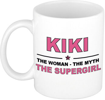 Bellatio Decorations Kiki The woman, The myth the supergirl collega kado mokken/bekers 300 ml Oudroze