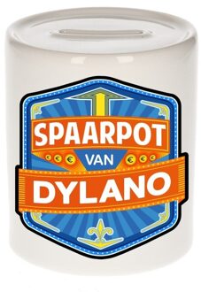 Bellatio Decorations Kinder cadeau spaarpot voor een Dylano
