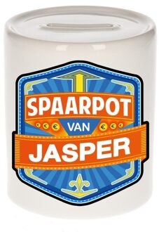 Bellatio Decorations Kinder cadeau spaarpot voor een Jasper