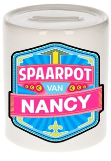 Bellatio Decorations Kinder cadeau spaarpot voor een Nancy
