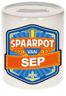 Bellatio Decorations Kinder cadeau spaarpot voor een Sep